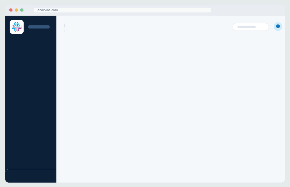 Pharvios dashboard walkthrough